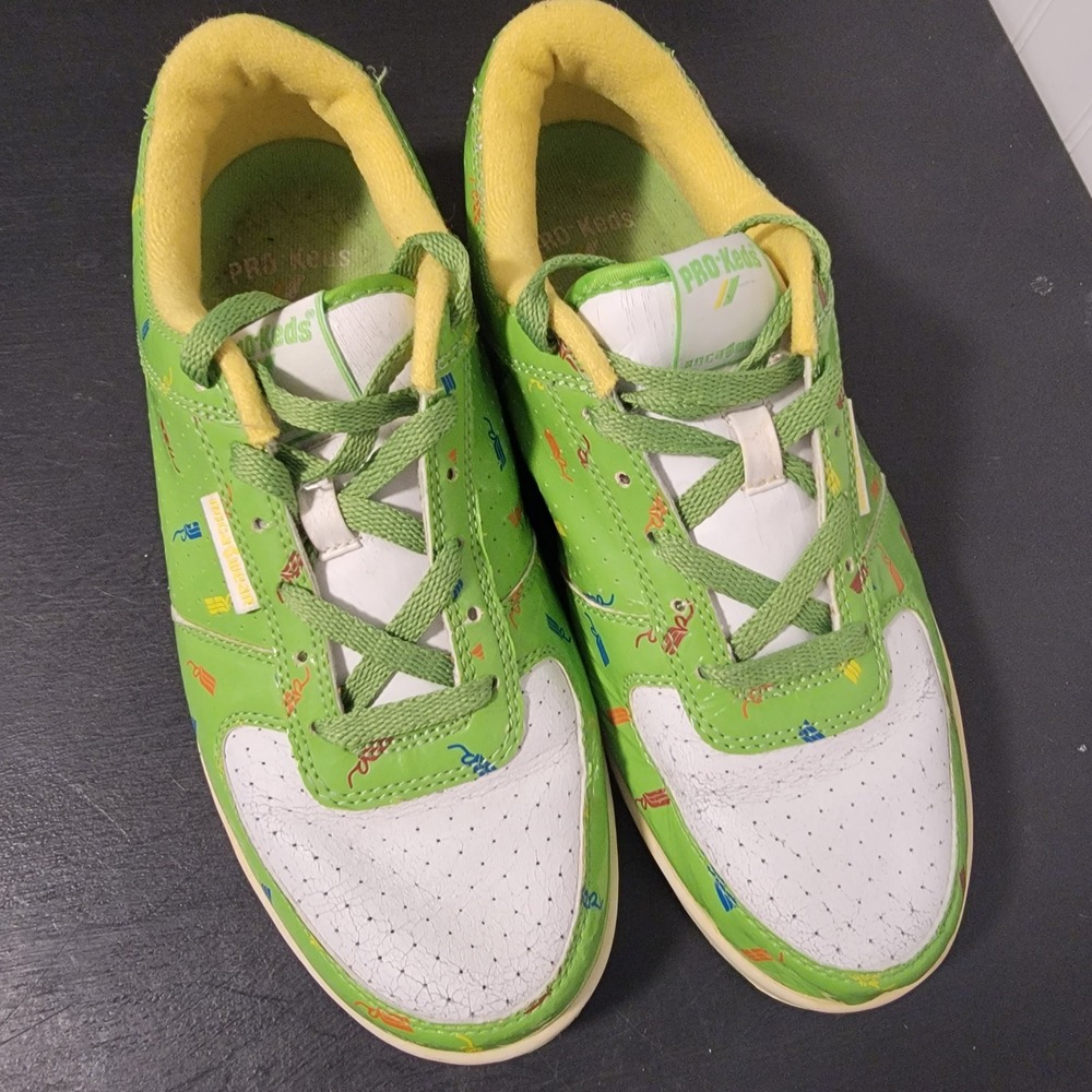 Pro-Keds Royal Court Mens Sneakers Green RocaWear‎ Size 8.5 Athletic Shoes